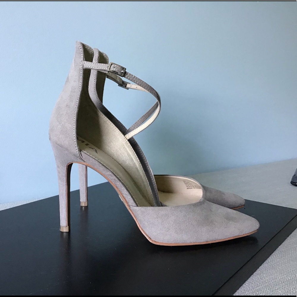 Mia Suede Dorsay Heels